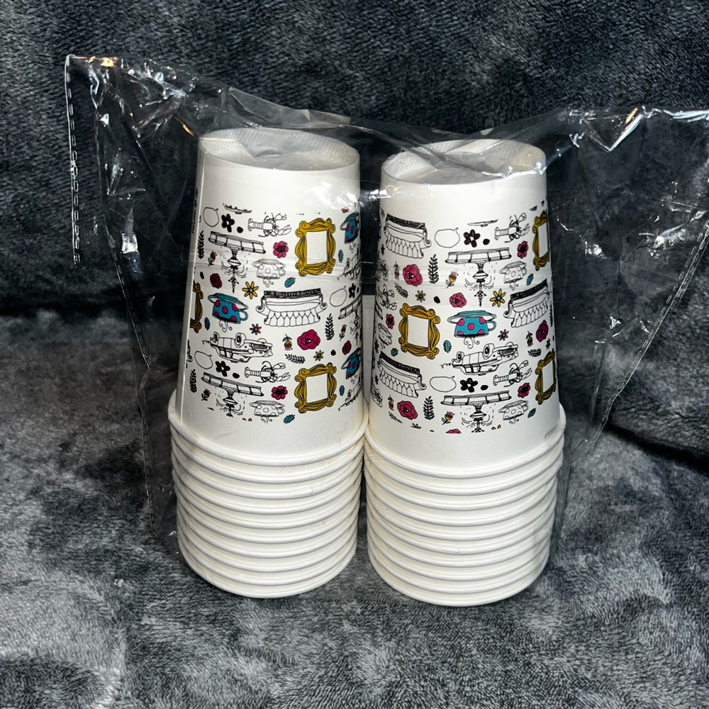 Friends TV Show Cups Set-20 Rachel Monica Joey Chandler Phoebe